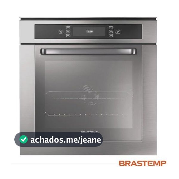 Forno de Embutir Elétrico Brastemp 67 Litros Inox com Função Ar Forçado e Painel Touch - BO260AR