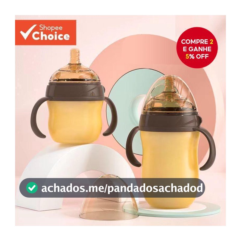 Copo De Silicone Para Bebê Nano Silver-Garrafa De Água Resistente A Germes Com Alça , Opções De 150ml/250ml Bebês E Cria