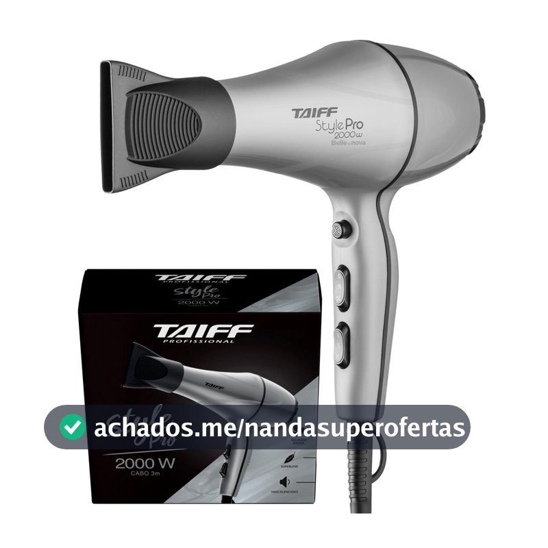 Secador De Cabelo Taiff Style Profissional Original 2000W