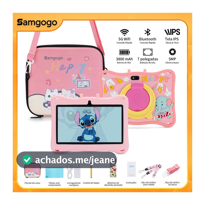 Tablet Infantil Crianças Educativo Android Youtube 64gb 7 inch