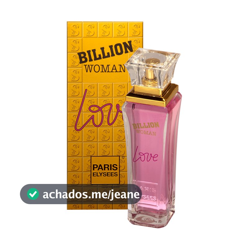 Perfume ORIGINAL Billion Woman Love 100ml - Paris Elysses