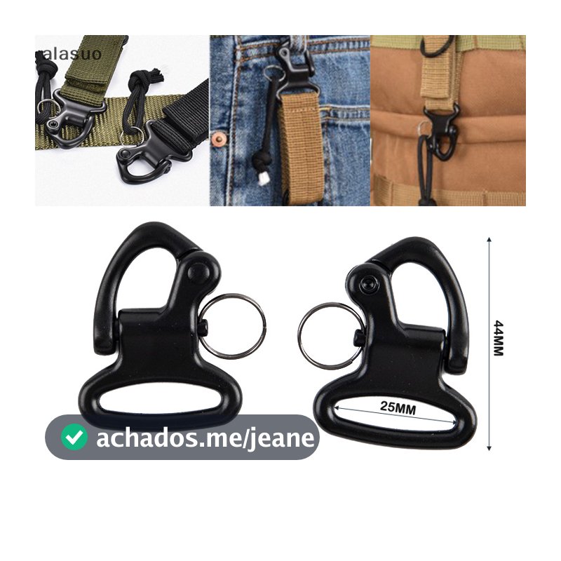 [alasuo] Mochila Exterior Fecho De Correia Mosquetão Acampamento Porta Garrafas Tático [BR]