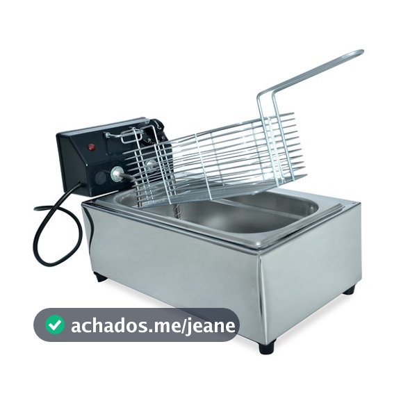 Fritadeira Elétrica 3 litros 1 cuba  LINHA INDUSTRIAL OFERTA!