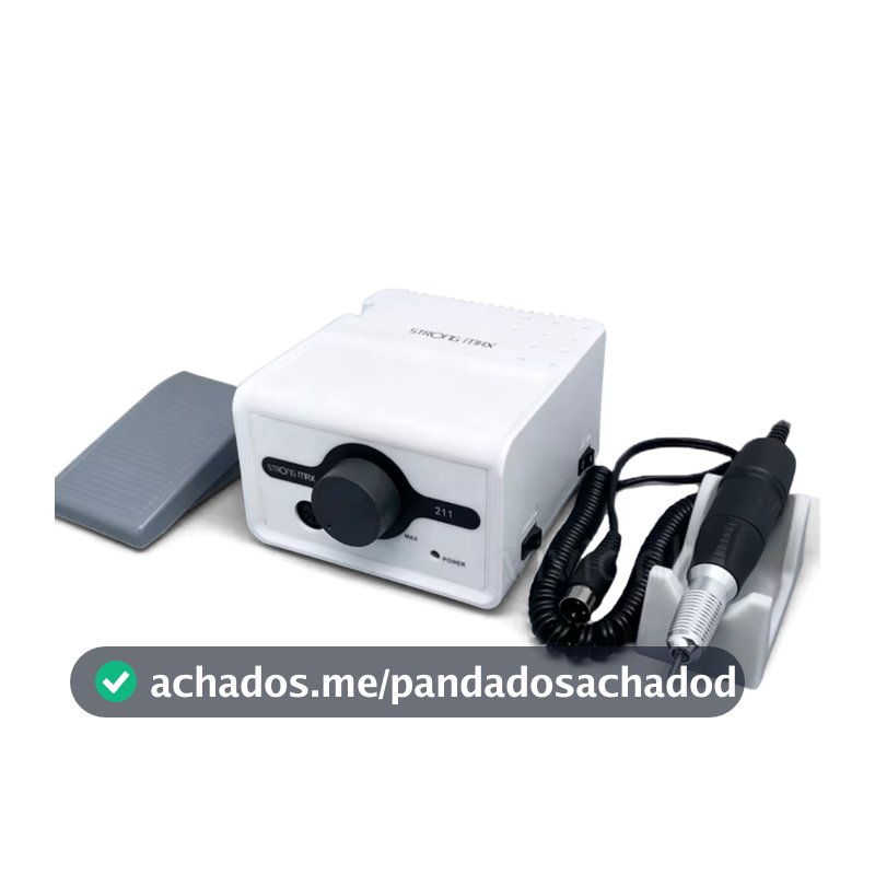Lixadeira Elétrica Profissional Motor DZ211 Strong D&Z Nail Designer Podologo