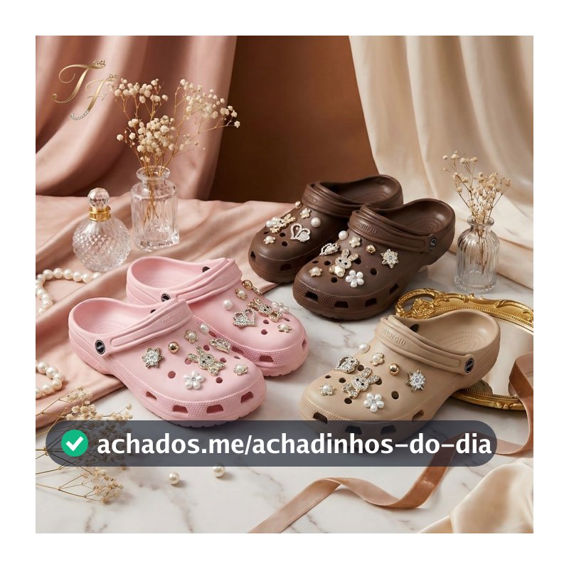 Sandália Feminina Chinelos de Praia Com Enfeites Luxo Confortável Eva