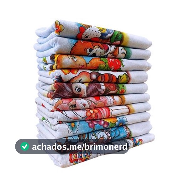 Pano De Prato Copa Estampado Grande Kit Com 1, 5 e 10 Peças