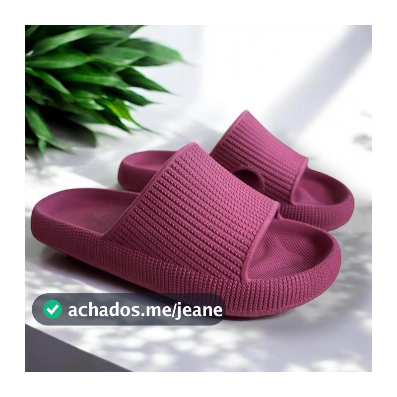 Chinelo Slide Nuvem Feminino Confortável Mega Promoção Oficial Barato