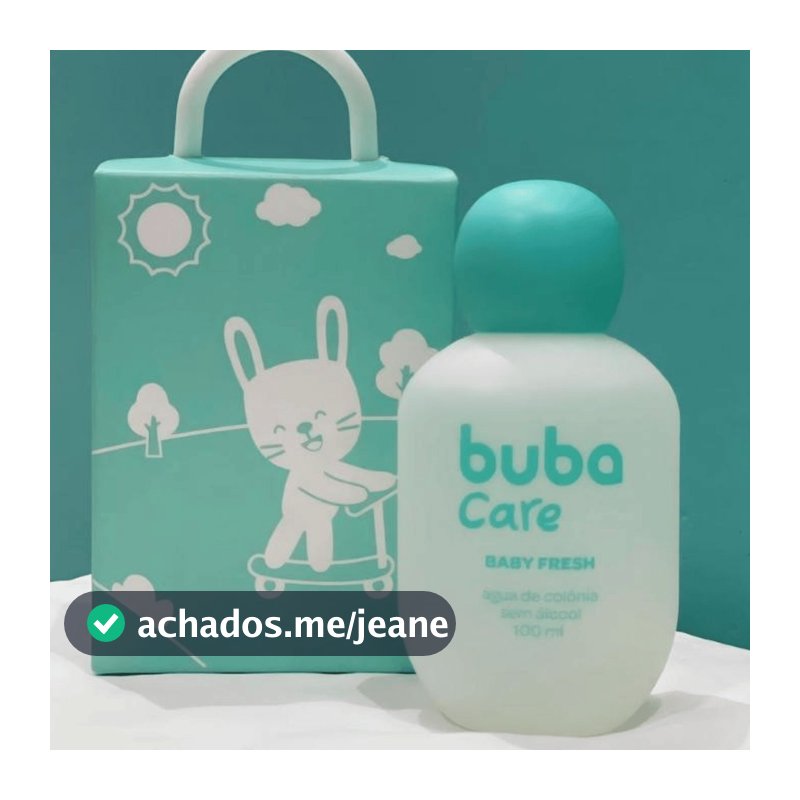 Perfume Bebe Colonia Buba Care Baby Fresh Cheirinho de Paixão 100 ml