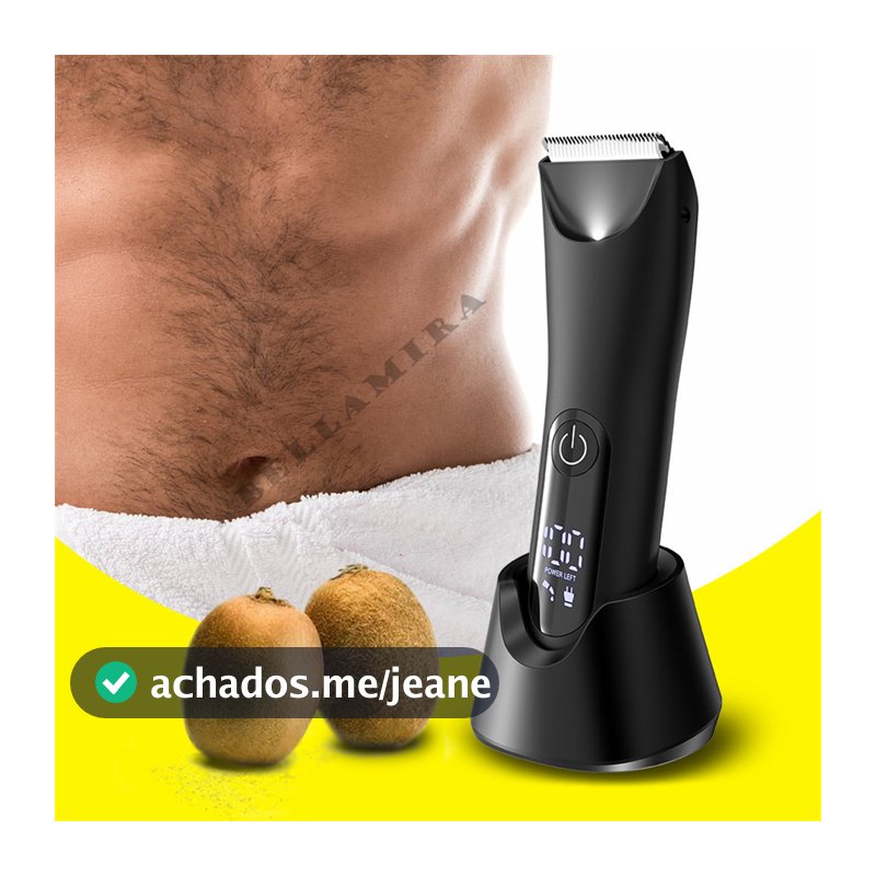 À Prova D'água Axila Pêlos Do Corpo Barbeador Barbeador Elétrico Barbeador Masculino Privado Corpo Aparador De Pêlos