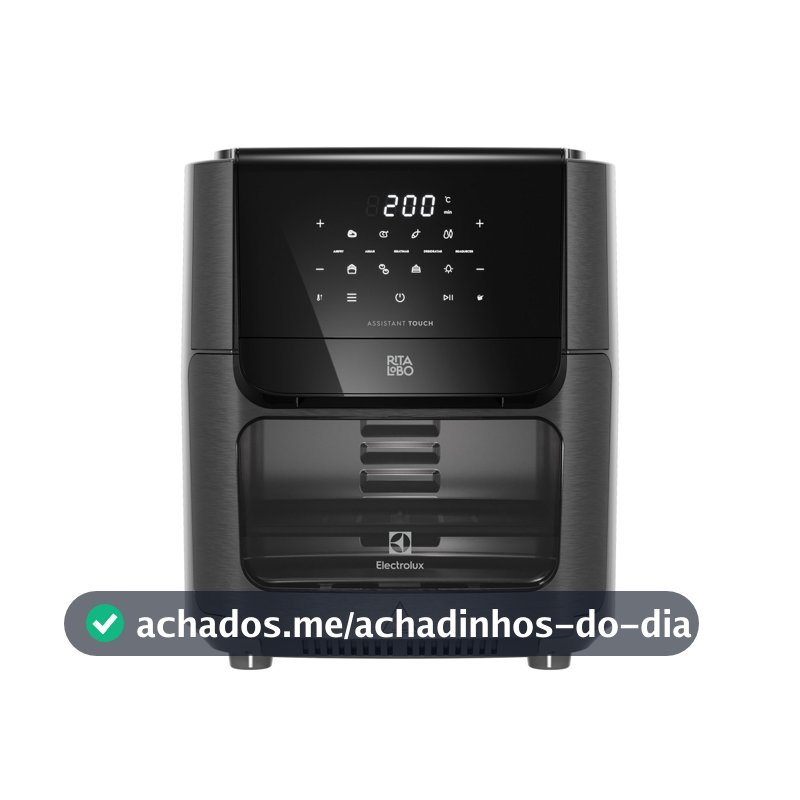 Air Fryer Oven Electrolux por Rita Lobo 12L Digital Grafite Experience 1700W (EAF85)