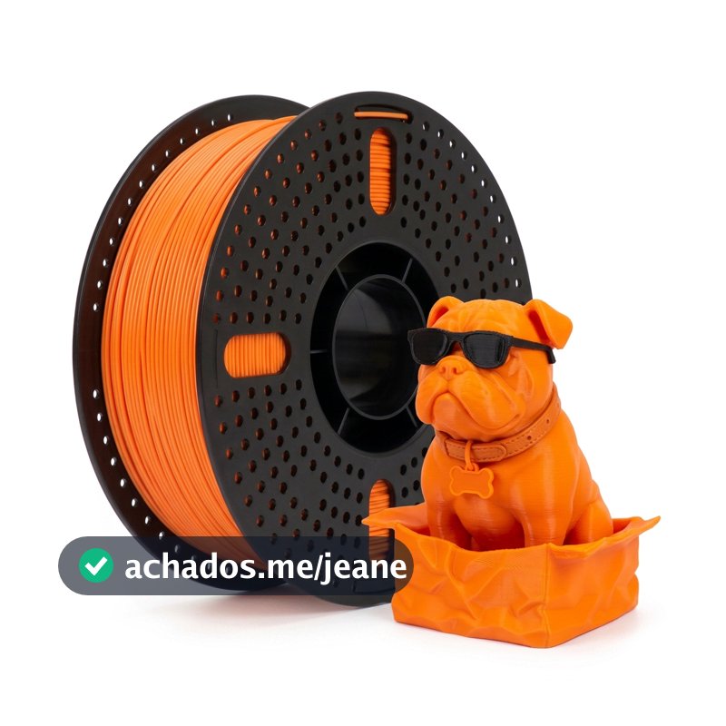 Filamento PLA V-Silk Dourado 1,75mm 1Kg Voolt – Precisão Dimensional para Impressoras 3D FDM