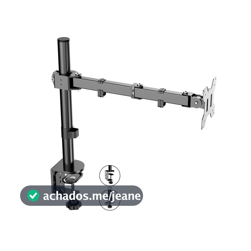 Suporte de Monitor KABUM! essentials + KBM! GAMING SME100, Articulado, Monitores de 13 a 32 polegadas - KESME100PT