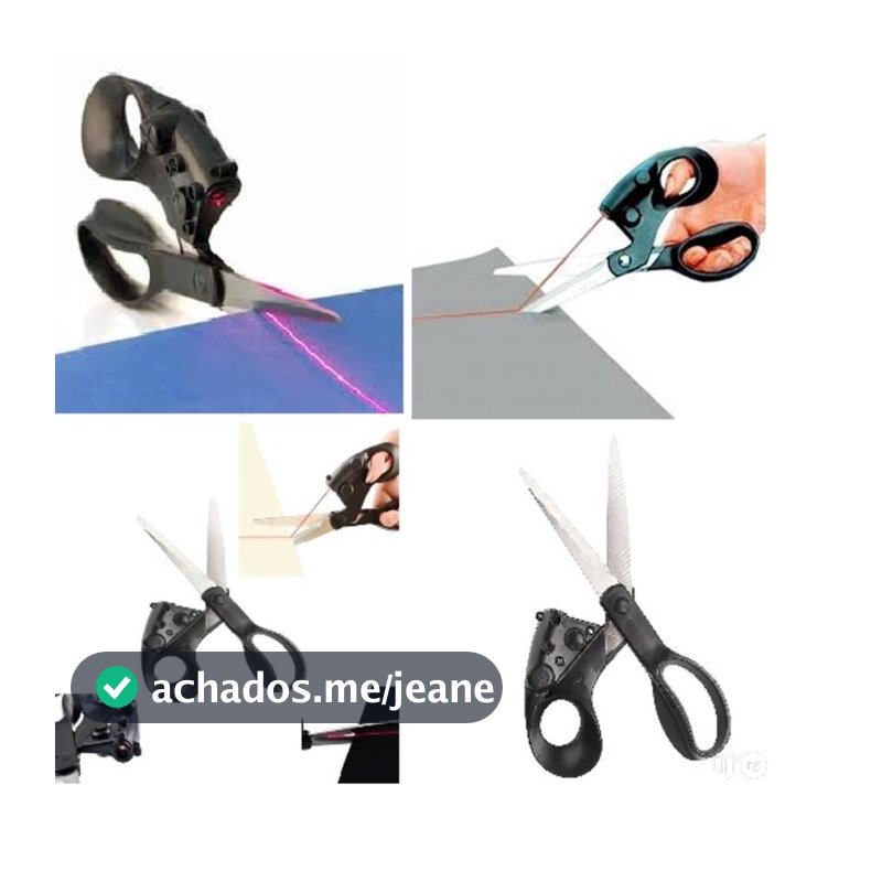 Tesoura Mira Laser Para Cortes Mais Precisos Westpress