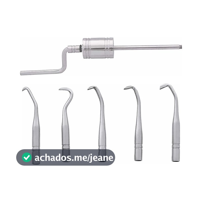 Saca Prótese com 5 Pontas Aço Inox