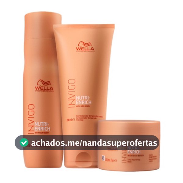 Kit Invigo Nutri Enrich Wella Professionals (3 Produtos Pequenos)