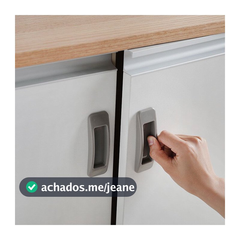 Kit Puxador Adesivo Para Móveis Gavetas Portas Janelas