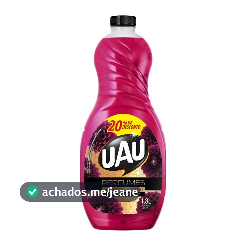 Limpador Perfumado UAU Perfumes Requinte do Oriente 1,8L Embalagem PROMO 20%