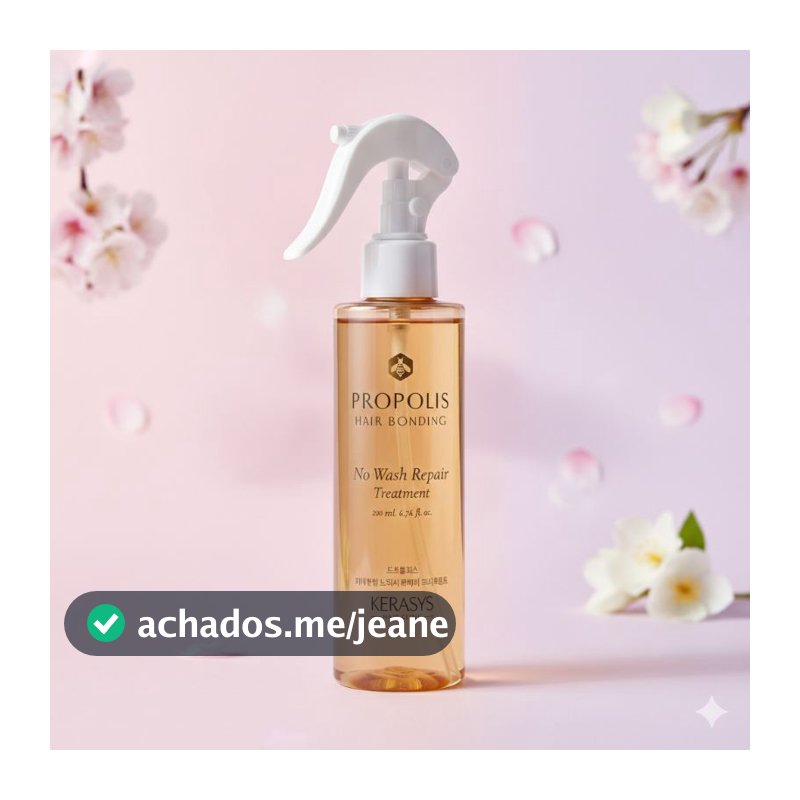 Kerasys Propolis Hair Bonding Spray 200ml – Leave In Reparador Sem Enxágue • Brilho • Anti-Frizz