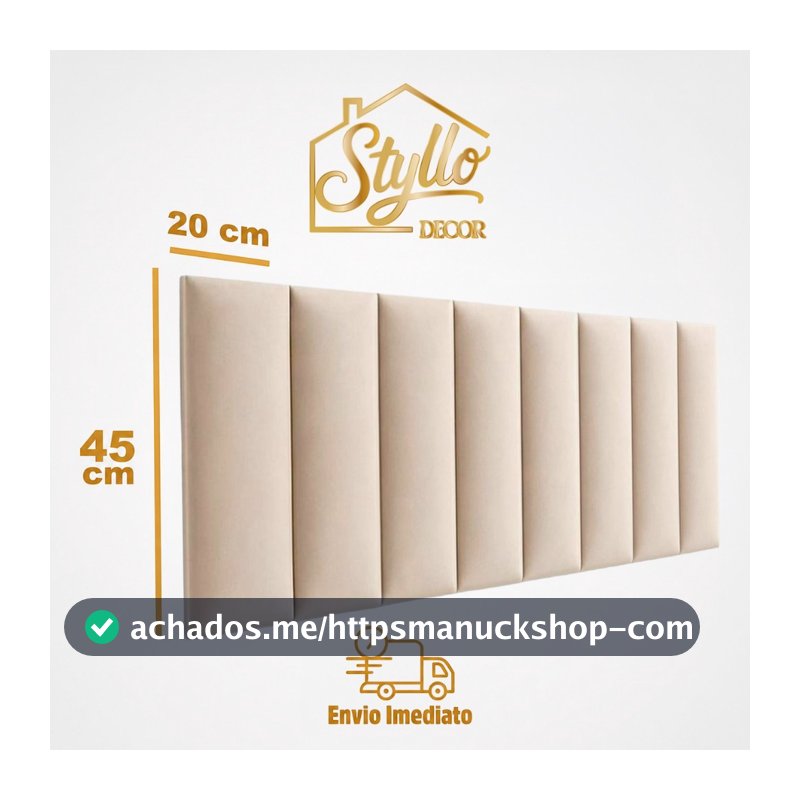CABECEIRA DE CAMA BOX PREMIUM ADESIVA 45X20 - CASAL-QUEEN- KING -SUPER KING- !!!ENVIO IMEDIATO!!!