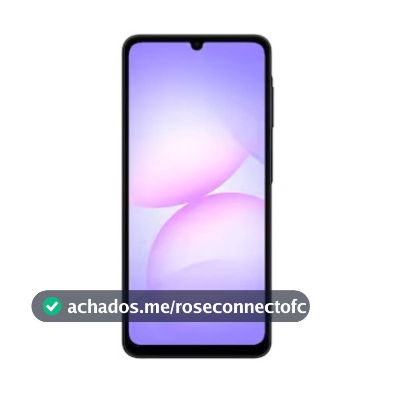Smartphone A07 128GB 4GB RAM 4G Câmera Traseira Dupla 50MP e Câmera Frontal 8MP Samsung