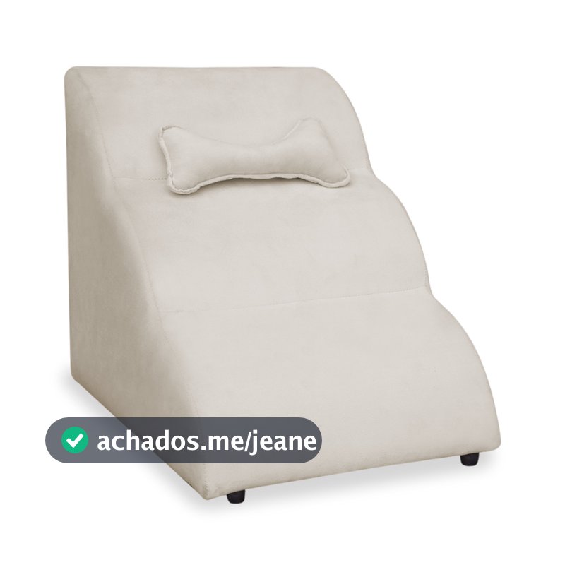 Escada Escadinha Nuvem PET Cachorro Gato Veludo Pet Rampa para Caes e Gatos Subir na Cama Conforto