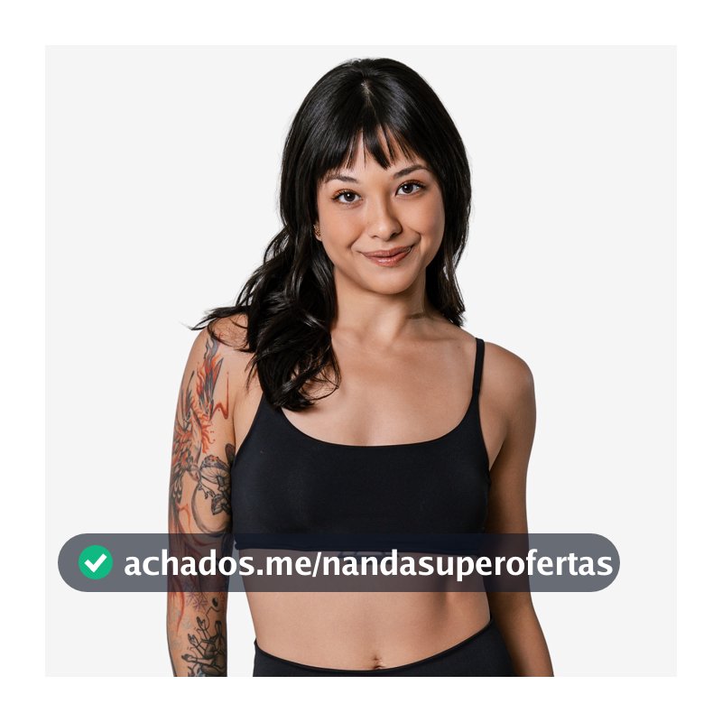 Top Academia Fitness Duplo Com Bojo P M G GG G1 Plus Size  Alça Fina Suplex Poliamida Compressão