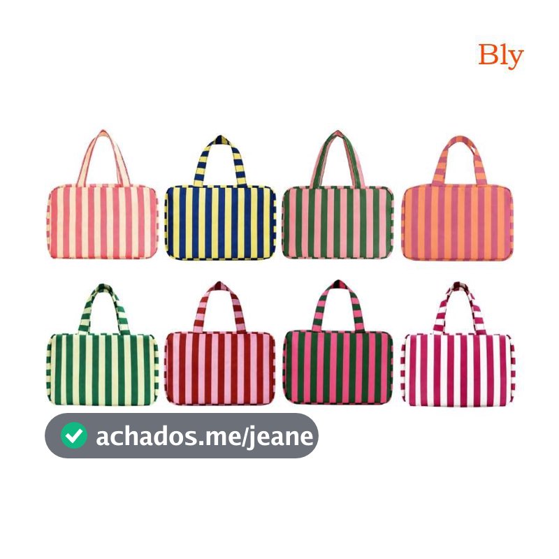 Organizador De Produtos De Higiene Pessoal De Viagem Dobrável Bly Com Gancho E Bolsa De Armazenamento De Bolsos Visíveis
