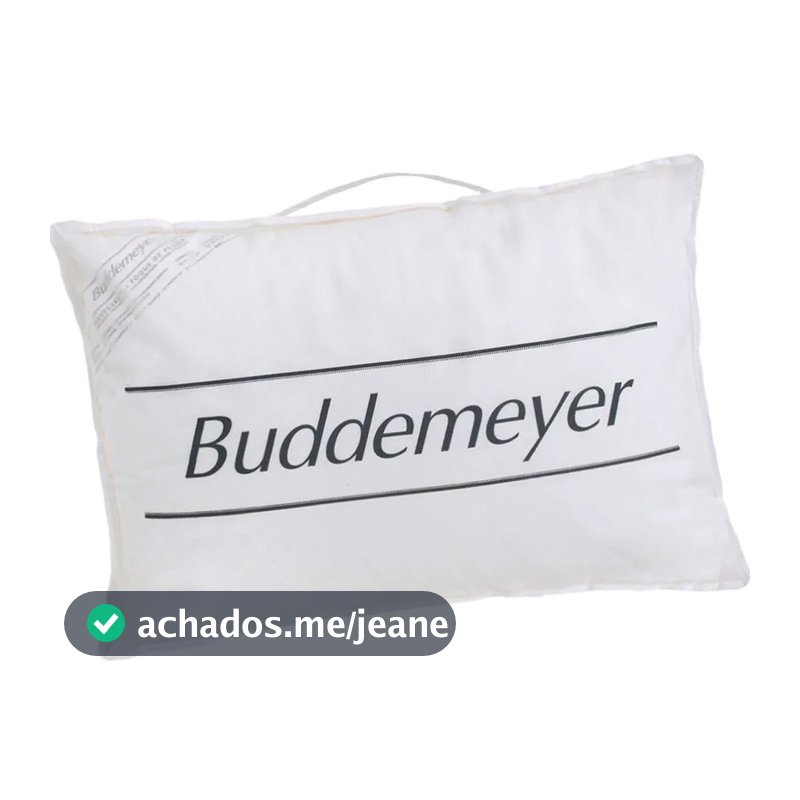 Travesseiro Toque de Pluma Tecido Cetim 233 Fios Buddemeyer 50x90  100% Algodão Super Macio Antialérgico