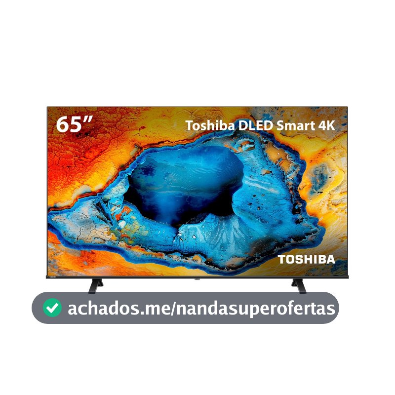 Smart TV DLED 65 4K Toshiba 65C350NS VIDAA 4HDMI 2USB Wi-Fi