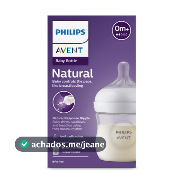 Mamadeira Pétala 3.0 - 125ml - Transparente - Philips Avent - SCY900/01