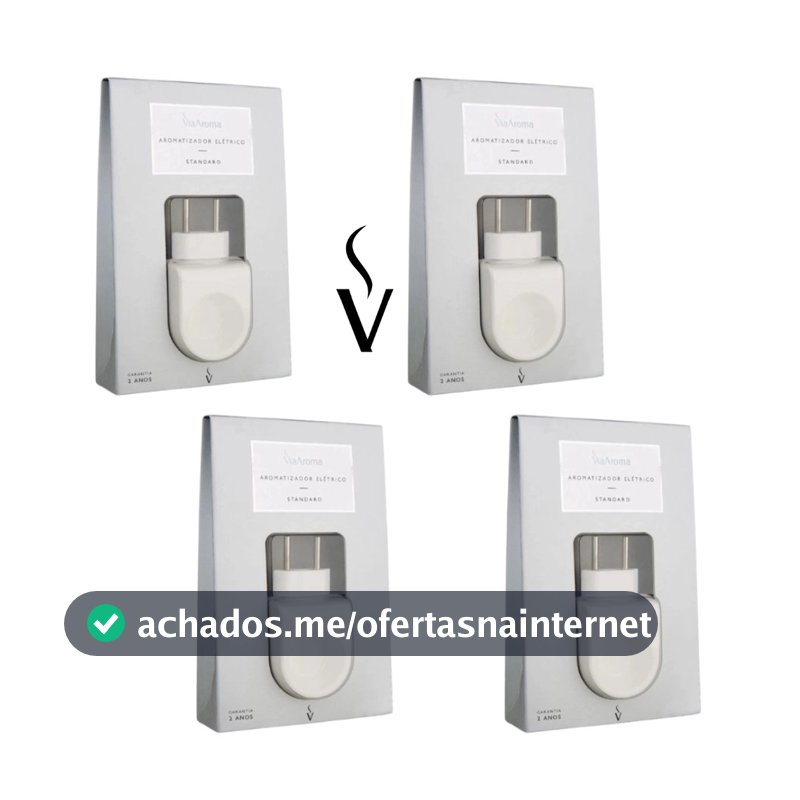 Kit 4 Aromatizadores Elétricos Standard Bivolt Via Aroma