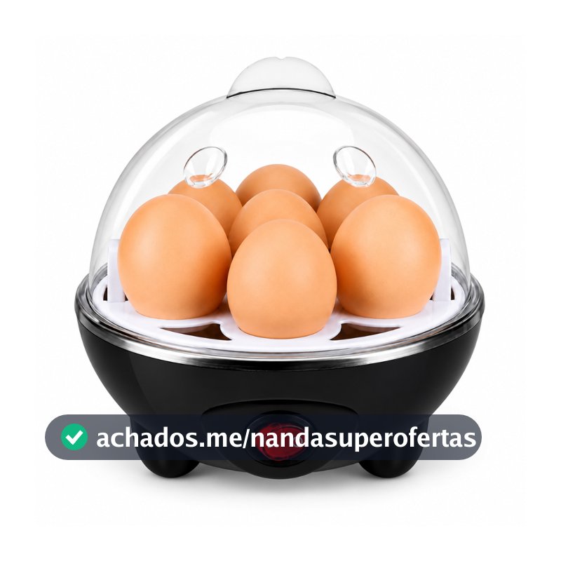 Cozedor de Ovos Elétrico 110V – Portátil a Vapor para Cozinha Envio Imediato