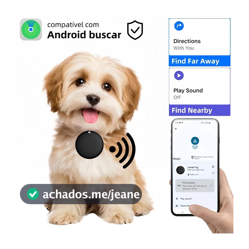 Rastreador Smart Tag Android Certificado App Oficial Distância Global GPS