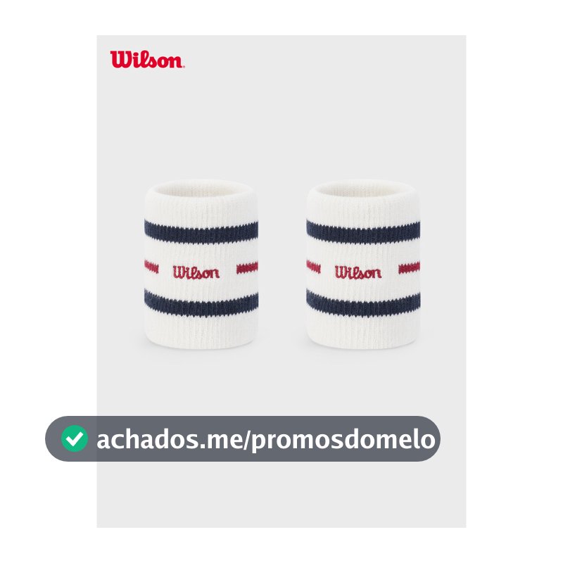 Wilson Wilson 26 Novo Estilo Unissex Contraste Cor Linha Bordado LOGOTIPO Tênis Pulseira Esportiva Absorvente de Suor