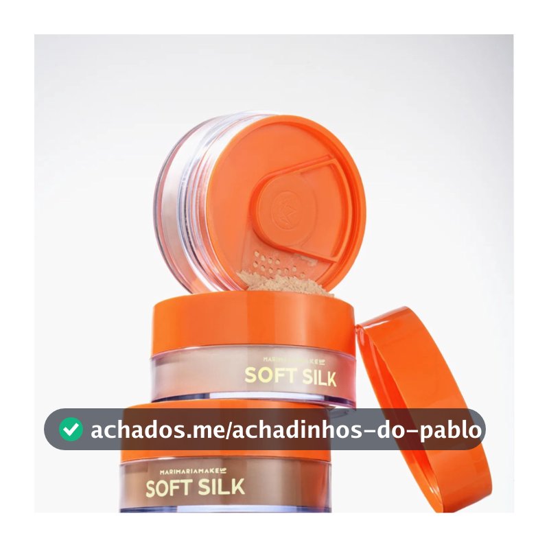Pó solto Facial Acabamento Natural e Aveludado Solf Silk 15g - MARI MARIA