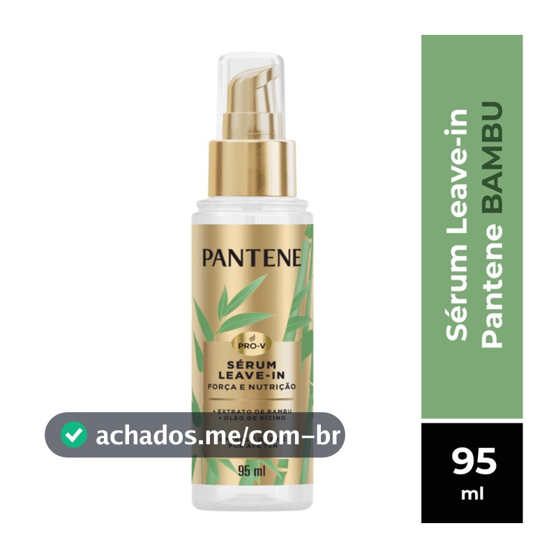 SÉRUM LEAVE-IN PANTENE FORÇA E NUTRIÇÃO BAMBU 95ML