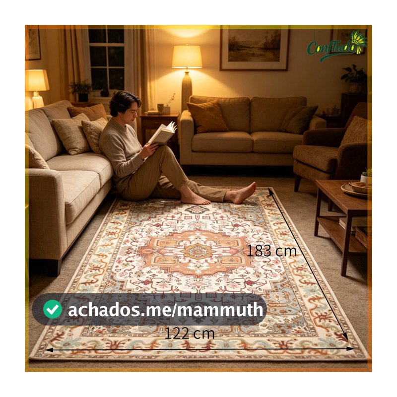 Large Non-Slip Living Room Rug 3m and 2m Jacquard Modern Geometric Decoration Various Prints