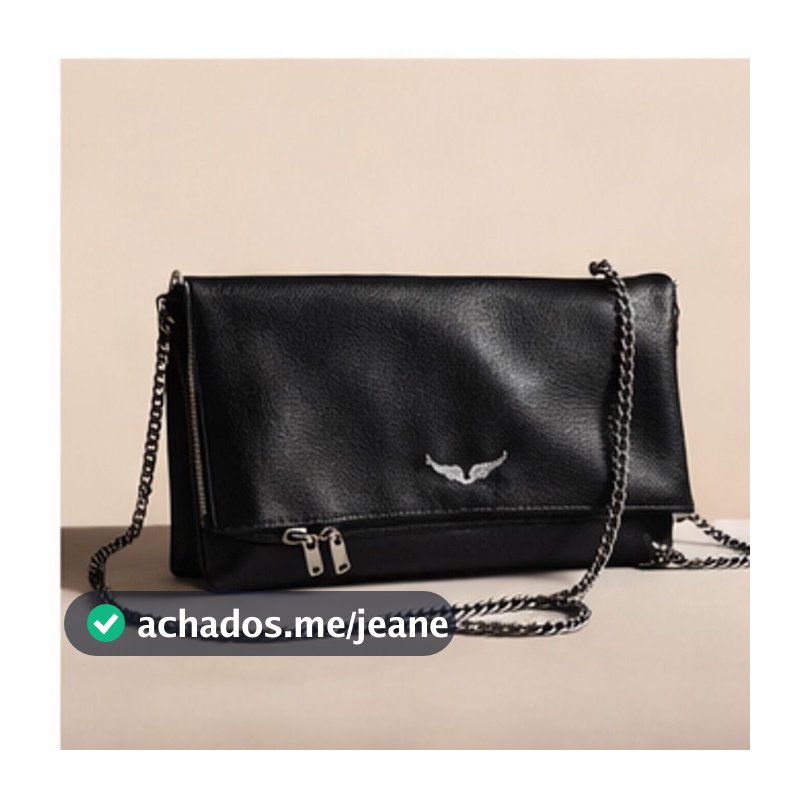 Bolsa Asinha Pequena Elegante Viral Com Duas Correntes Compacta Luxo Feminina