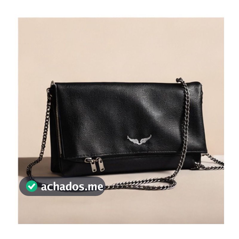 Bolsa Asinha Pequena Elegante Viral Com Duas Correntes Compacta Luxo Feminina