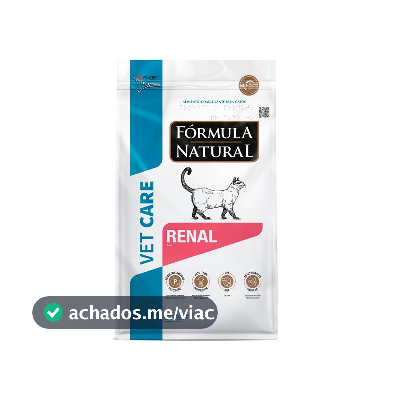 Ração Fórmula Natural Vet Care Gatos Renal 7 kg