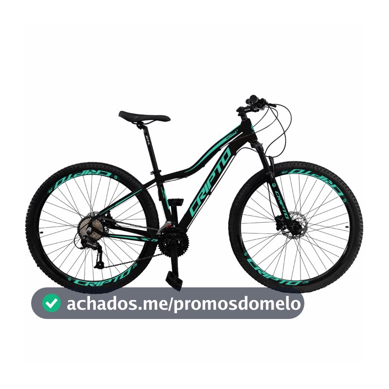 Bicicleta Aro 29 Cripto 24 Vel Freio Hidráulico e Suspensão
