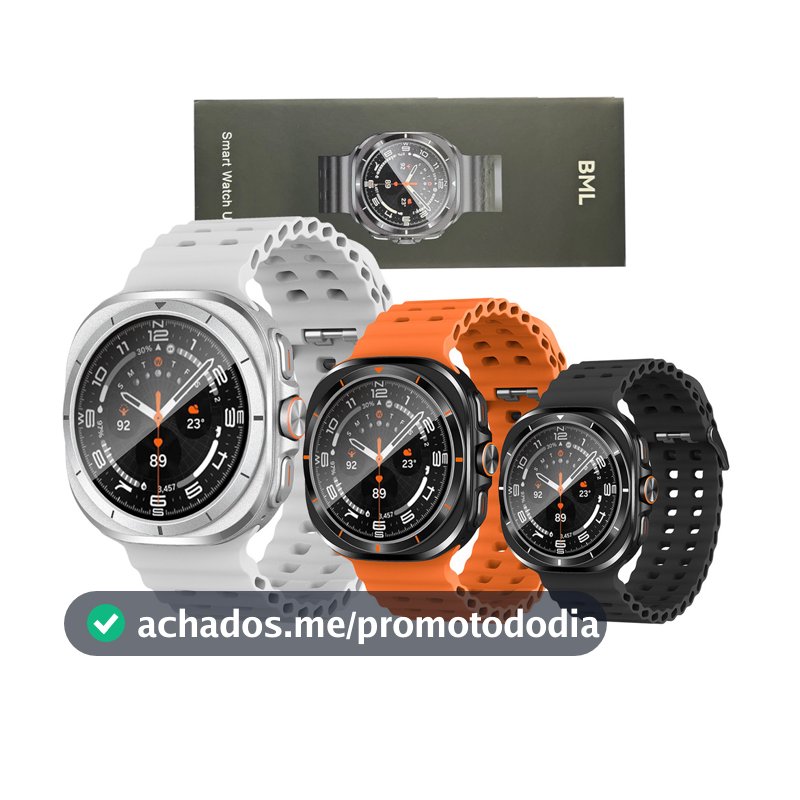 Smartwatch Relogio BW99ULTRA 1.43inch GPS NFC Whatsapp Gps Assistente De Voz Academia Corrida