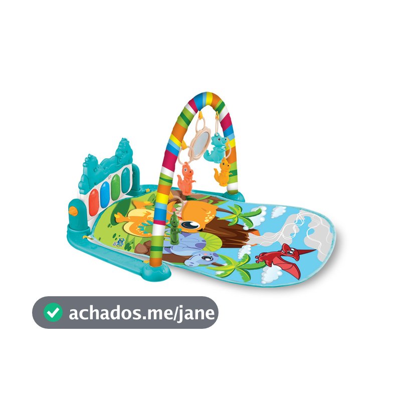 Tapete de Atividades Para Bebê Piano Funny Dino Maxi Baby