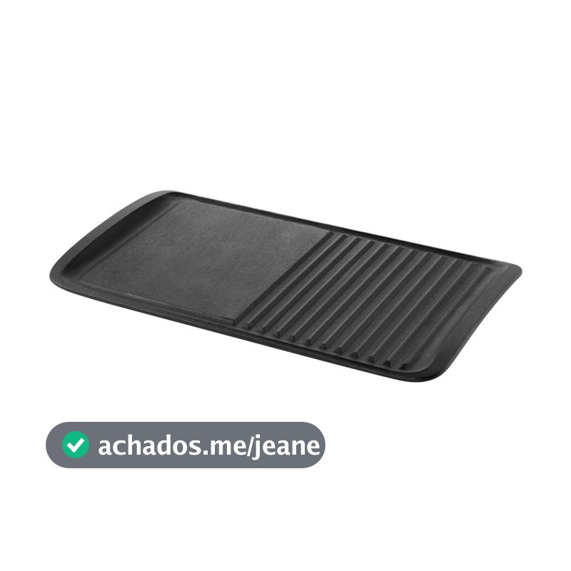 Chapa Grill Electrolux de ferro fundido para Fogão. Indução. Forno e Churrasqueiras
