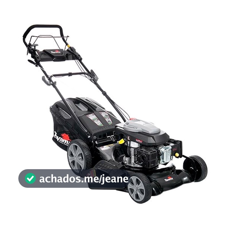 Cortador de Grama à Gasolina 6.0 HP 4 Tempos com Tração e Recolhedor 4 em 1 TLM510TRMS-60L TOYAMA