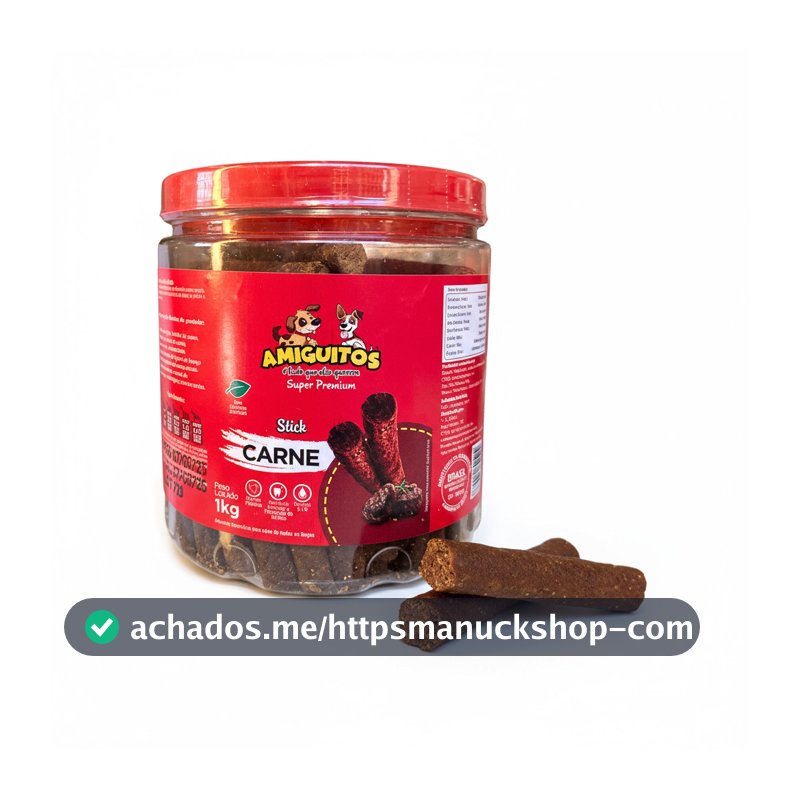 Sticks Bifinho Amiguitos 1kg – Petisco Super Premium Cães