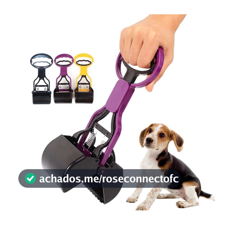 Pá Cata Caca Coco de Cachorro Gato Pet Coletor Higiênico Prático Simples