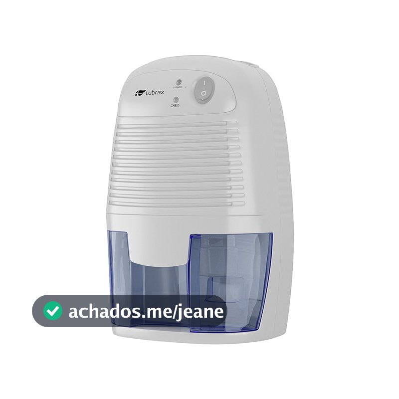 Mini Desumidificador de Ar Elétrico 127-220v Antimofo 500ml Tubrax