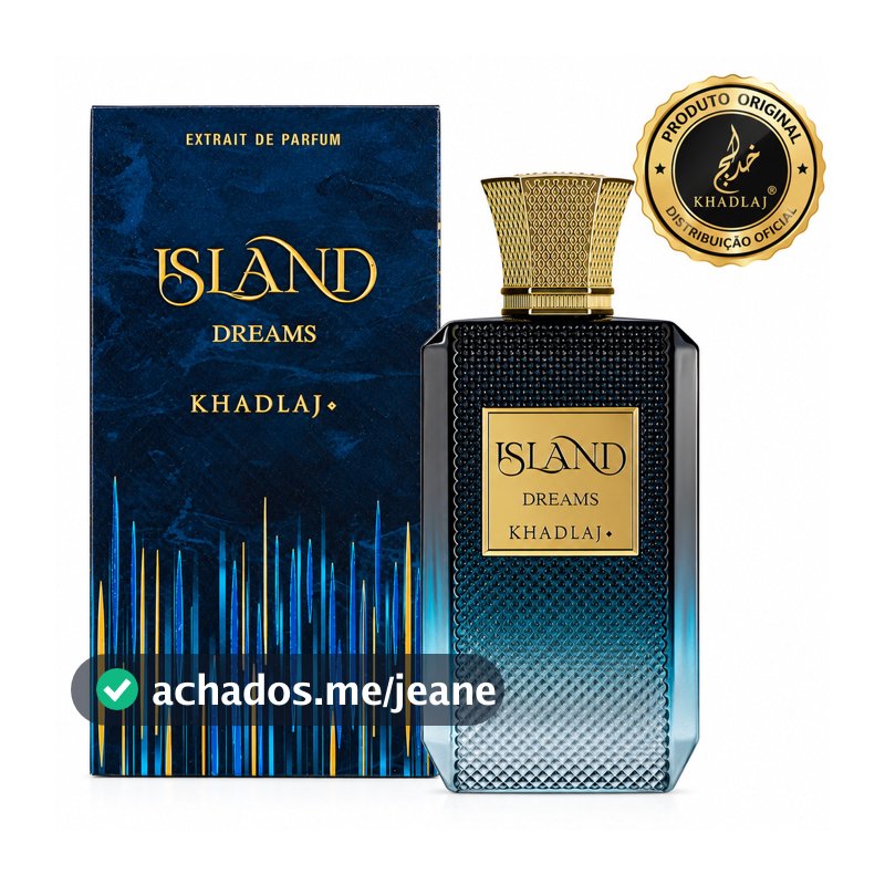 Perfume Unissex Khadlaj Island Dreams EDP 100ml
