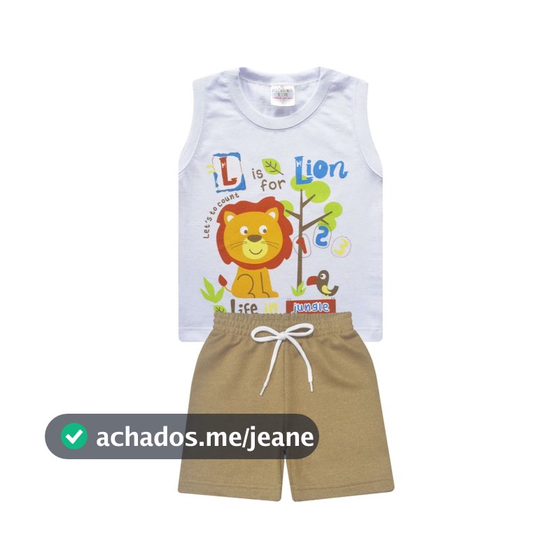Conjunto Regata e bermuda, bebê e infantil menino